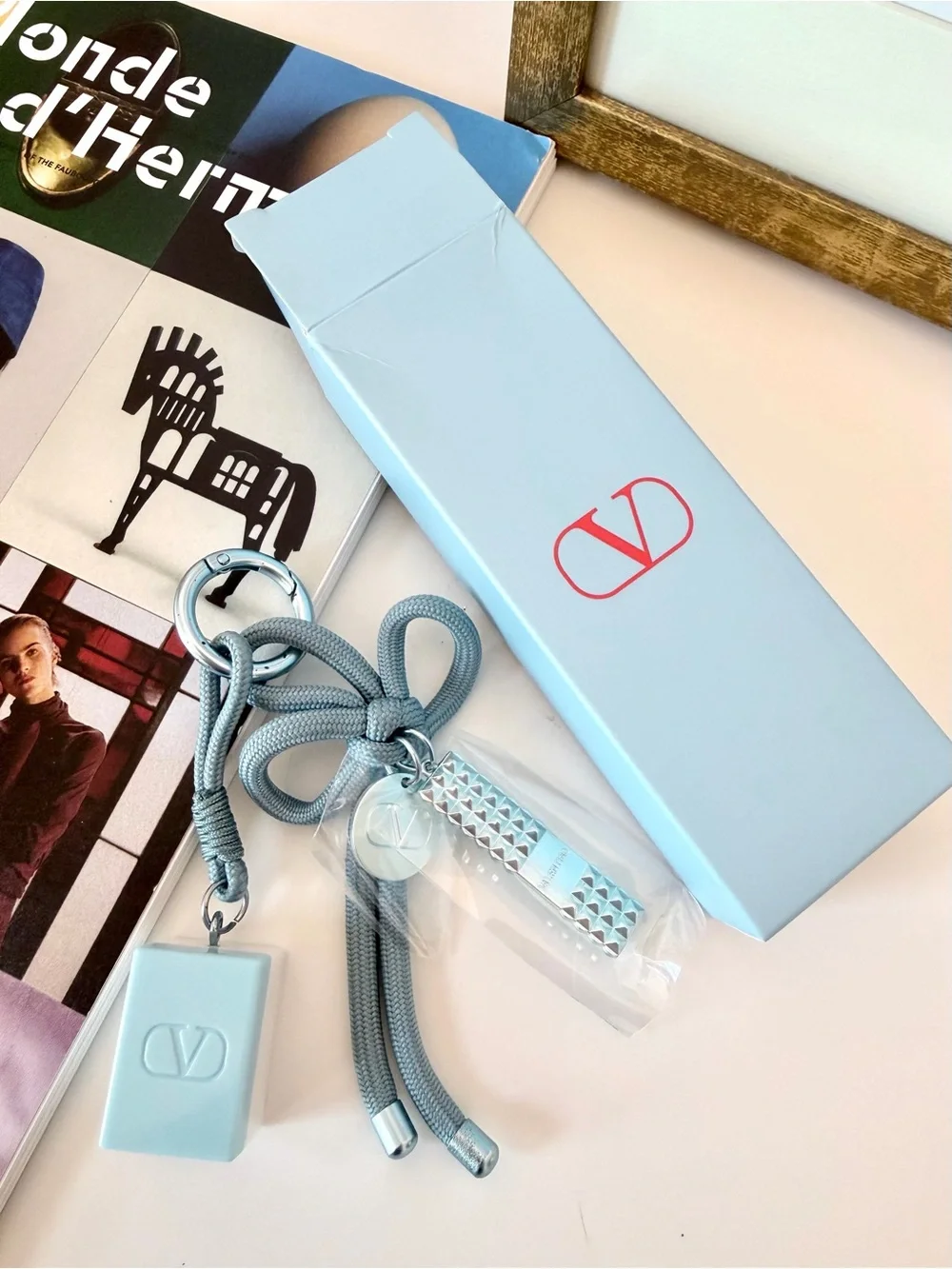 Valentino Mahjong Keychain/Bag Charm
